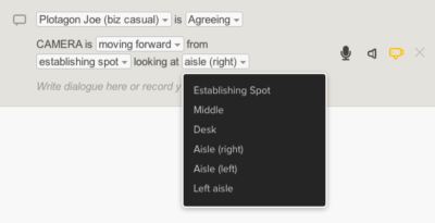 Image showing how to control where the camera points.