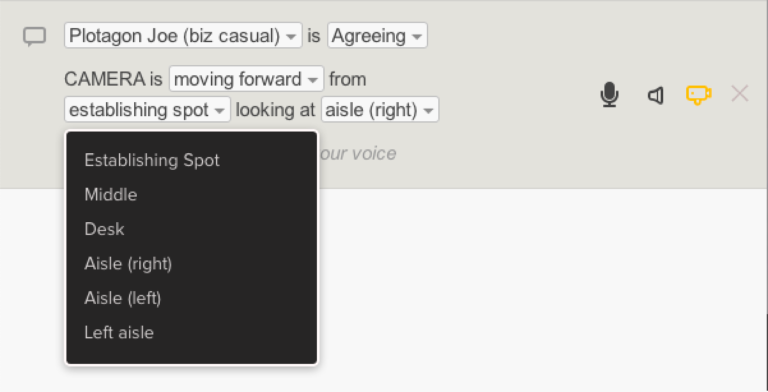 , Advanced visual effects: camera controls & images