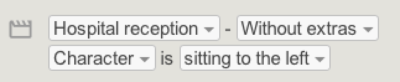 Image showing the chosen scene in a script.