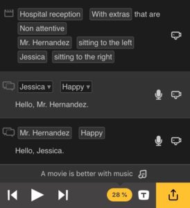 Image showing dialogue elements in a new order.